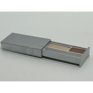 Vintage Clinique Pair of Shades 36 Ivory Bisque / Bronze Satin Eye Shadow Duo